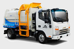 Camión compactador de residuos de carga lateral